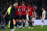 Erik ten Hag has been under pressure amid his side's lackluster showings.